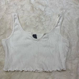 White crop top